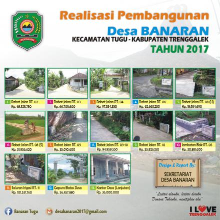 Realisasi Pembangunan Tahun 2017